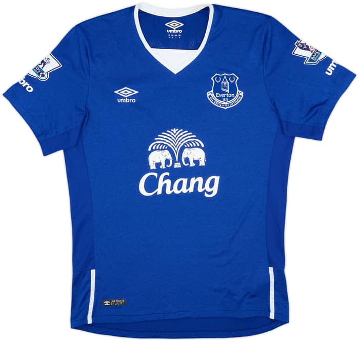 2015-16 Everton Home Shirt G.Deulofeu #19 - 7/10 - (M)