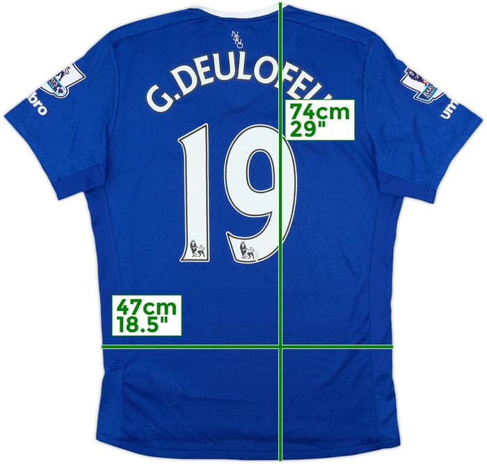 2015-16 Everton Home Shirt G.Deulofeu #19 - 7/10 - (M)