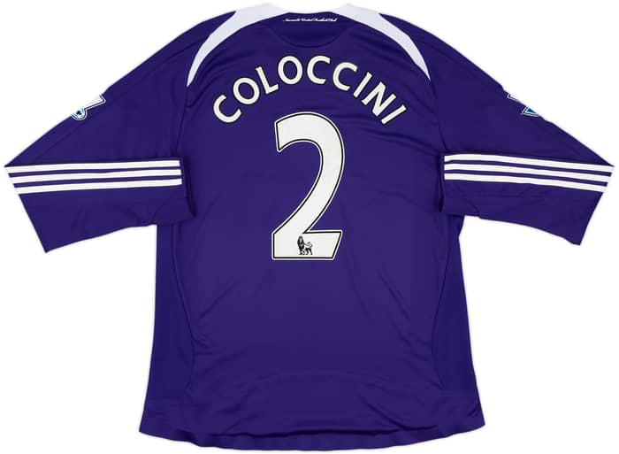 2008-09 Newcastle Player Issue Away L/S Shirt Coloccini #2 - 8/10 - (XL)