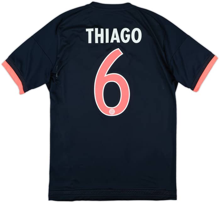 2015-16 Bayern Munich Third Shirt Thiago #6 - 6/10 - (S)