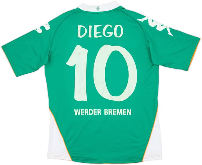2007-08 Werder Bremen Home Shirt Diego #10 - 7/10 - (M)