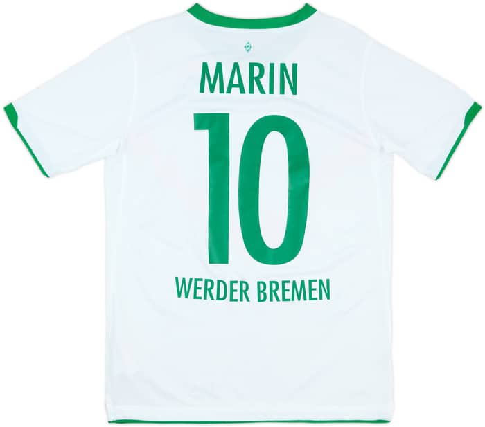 2010-11 Werder Bremen Away Shirt Marin #10 - 10/10 - (XL.Boys)