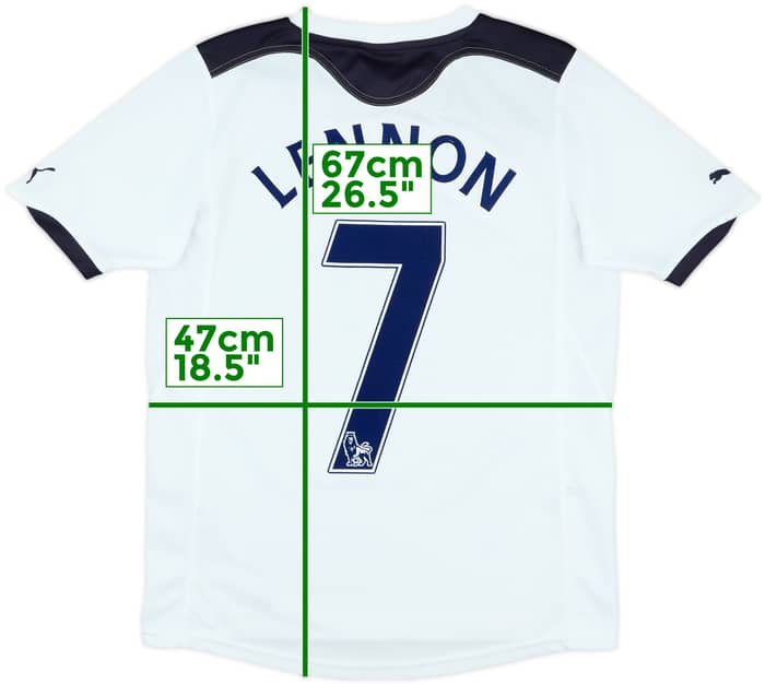 2010-11 Tottenham Home Shirt Lennon #7 - 8/10 - (XL.Boys)