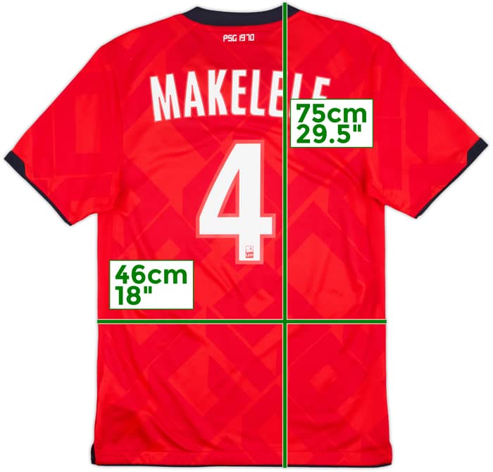 2010-12 Paris Saint-Germain '40 ANS' Home/Third Shirt Makelele #4 - 10/10 - (S)