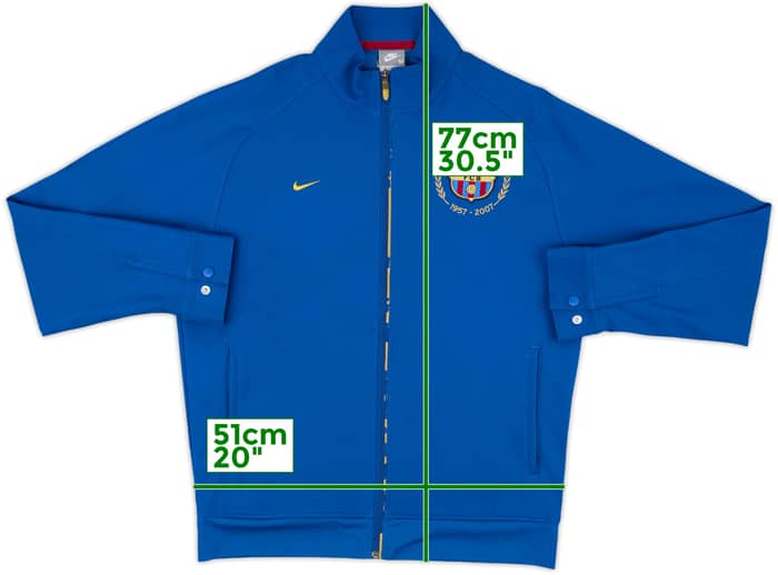 2007-08 Barcelona Nike Track Jacket - 8/10 - (S)