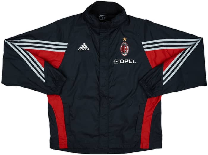 2003-04 AC Milan adidas Hooded Track Jacket - 4/10 - (L)