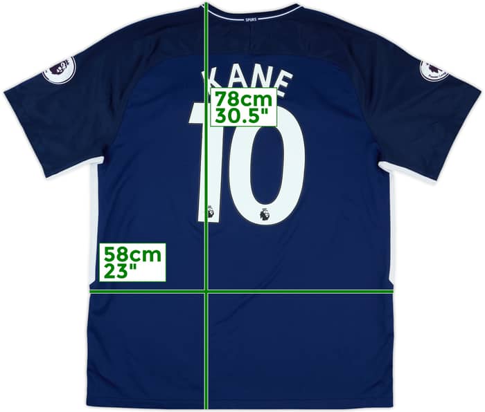2017-18 Tottenham Away Shirt Kane #10 - 8/10 - (XL)