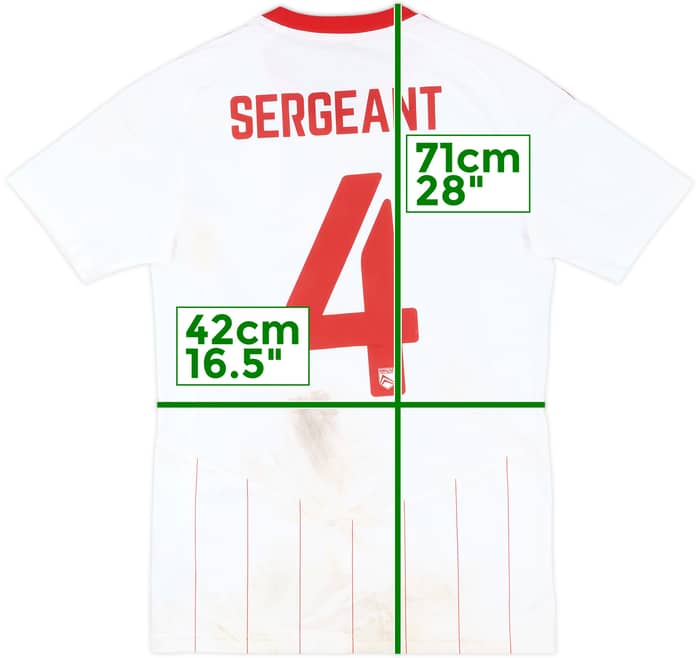 2024 Gibraltar Match Worn Away Shirt Sergeant #4