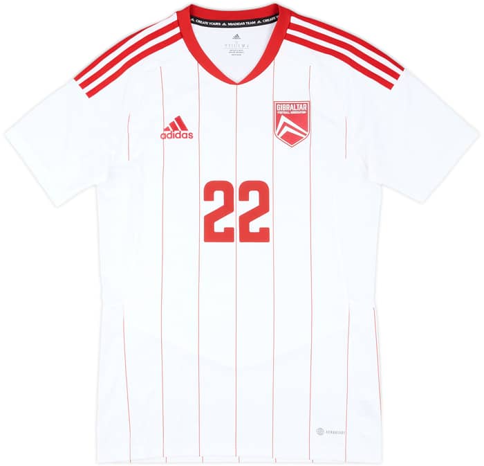 2023 Gibraltar Match Issue Away Shirt Ballantine #22