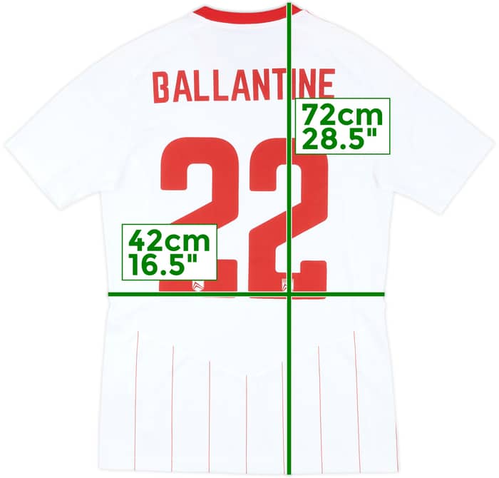 2023 Gibraltar Match Issue Away Shirt Ballantine #22