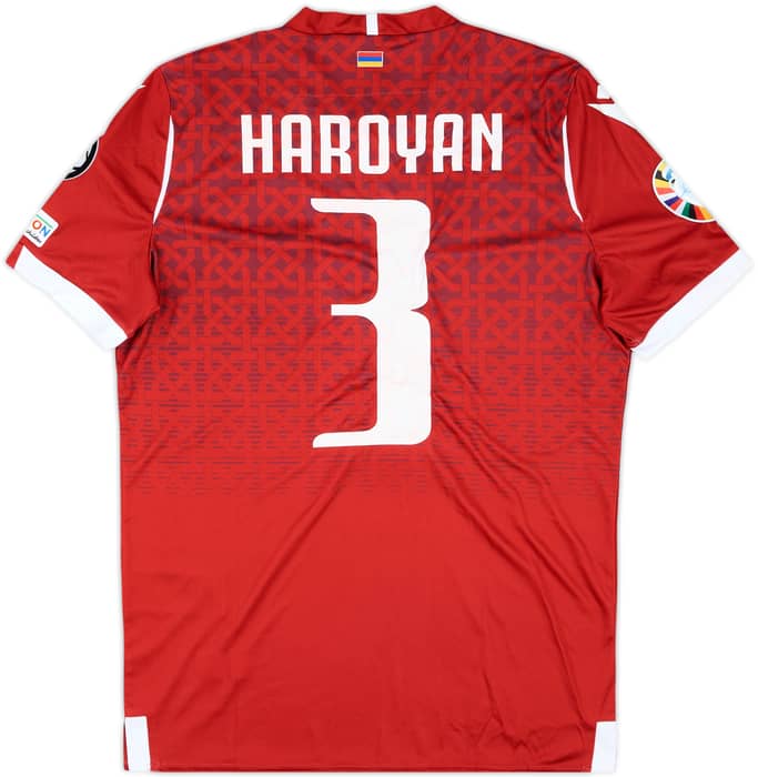 2023 Armenia Match Issue Home Shirt Haroyan #3