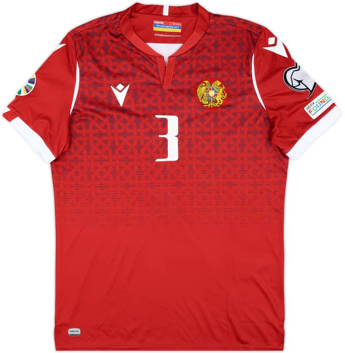 2023 Armenia Match Issue Home Shirt Haroyan #3