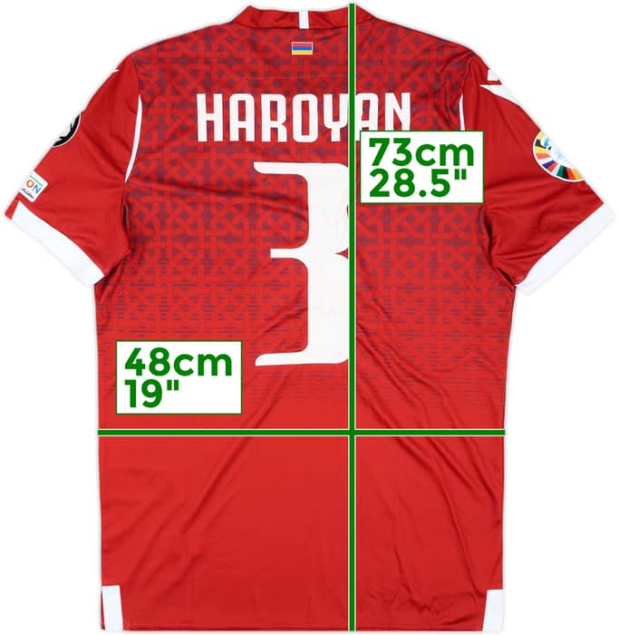 2023 Armenia Match Issue Home Shirt Haroyan #3