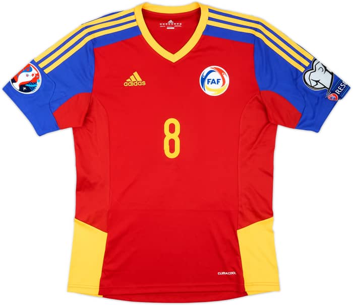 2014 Andorra Match Issue Home Shirt #8 (Vieira)