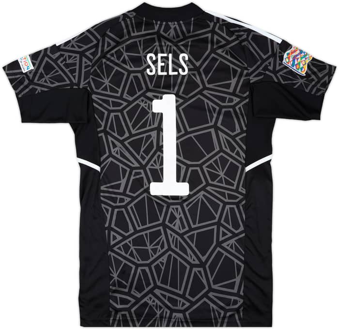 2022 Belgium Match Issue Nations League GK Shirt Sels #1