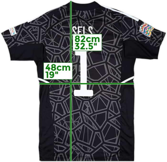2022 Belgium Match Issue Nations League GK Shirt Sels #1
