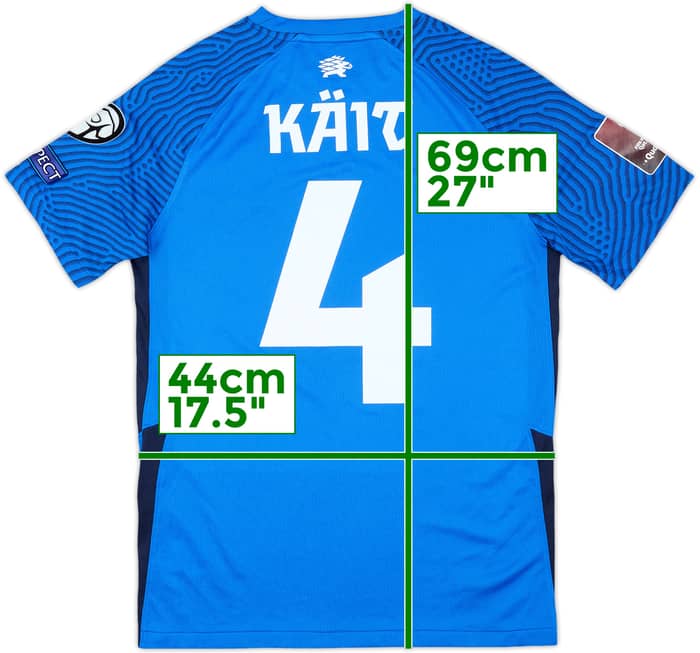 2021 Estonia Match Issue Home Shirt Kait #4