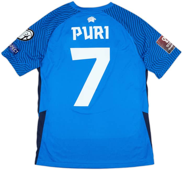2021 Estonia Match Issue Home Shirt Puri #7