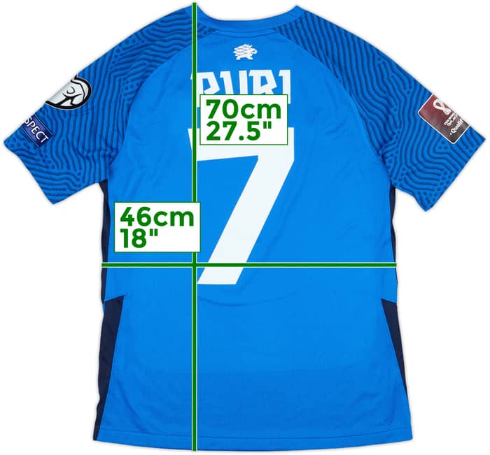 2021 Estonia Match Issue Home Shirt Puri #7