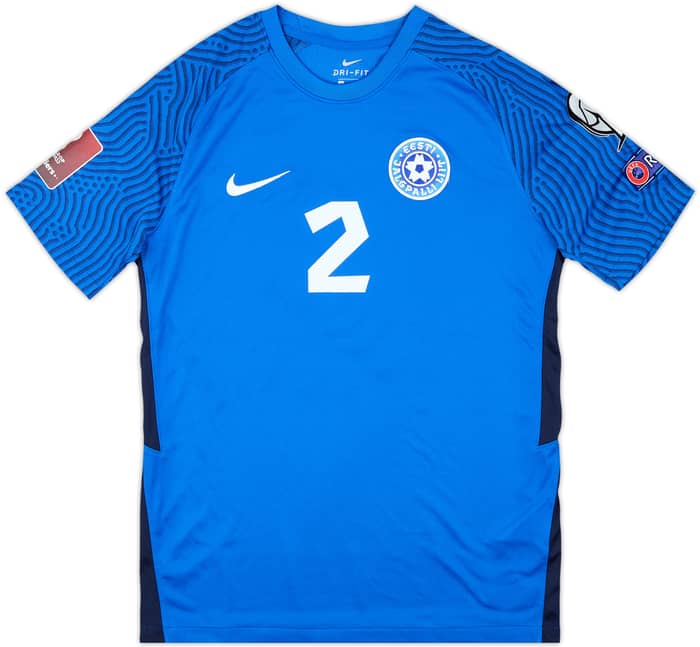 2021 Estonia Match Issue Home Shirt Kuusk #2