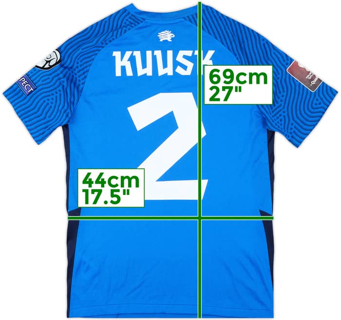 2021 Estonia Match Issue Home Shirt Kuusk #2