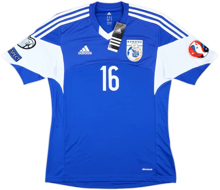 2014 Cyprus Player Issue Home Shirt #16 (M)