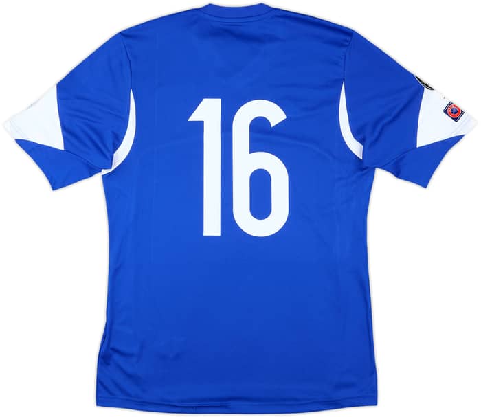 2014 Cyprus Player Issue Home Shirt #16 (M)