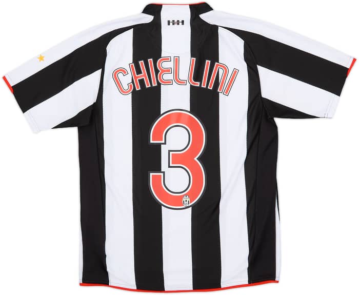 2007-08 Juventus Home Shirt Chiellini #3 - 7/10 - (M)