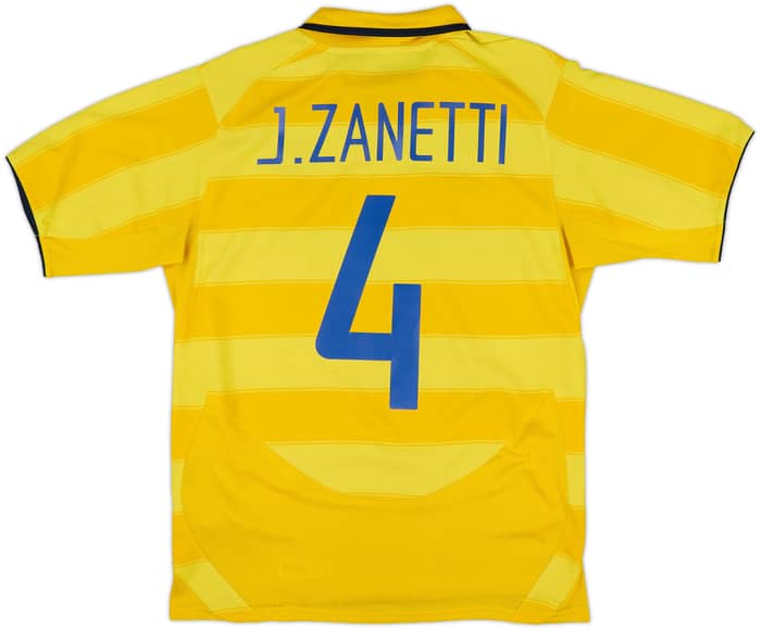 2003-04 Inter Milan Away Shirt J.Zanetti #4 - 7/10 - (S)