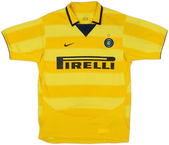 2003-04 Inter Milan Away Shirt J.Zanetti #4 - 7/10 - (S)