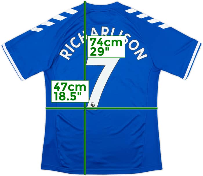 2020-21 Everton Home Shirt Richarlison #7 - 10/10 - (M)