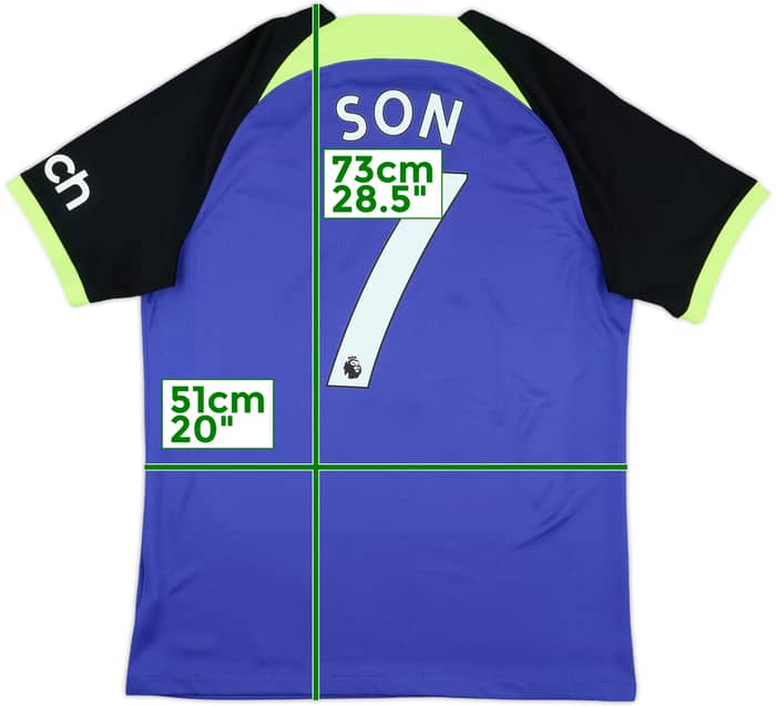 2022-23 Tottenham Away Shirt Son #7 - 8/10 - (M)