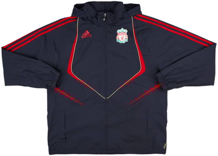 2009-10 Liverpool adidas Hooded Rain Jacket - 6/10 - (L)
