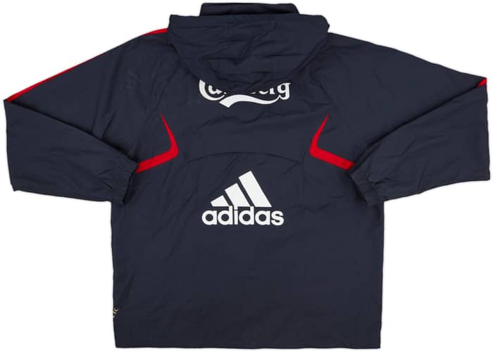 2009-10 Liverpool adidas Hooded Rain Jacket - 6/10 - (L)