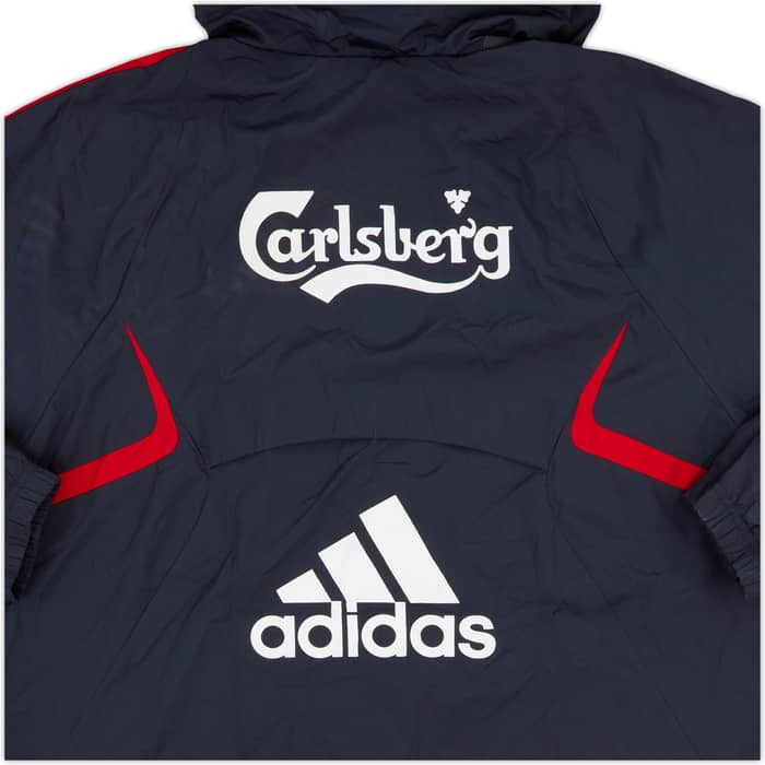 2009-10 Liverpool adidas Hooded Rain Jacket - 6/10 - (L)