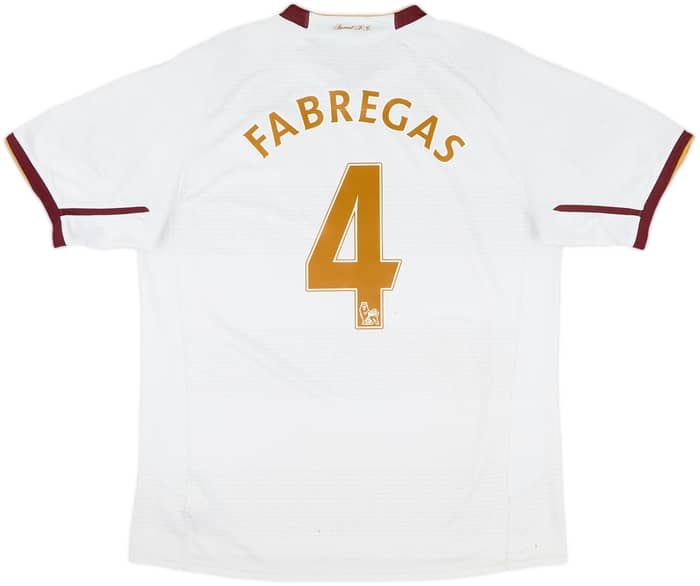 2007-08 Arsenal Away Shirt Fabregas #4 - 6/10 - (L)