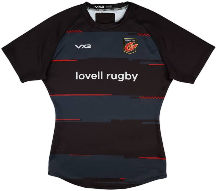 2010s Dragons RFC Rugby Player Issue Home Shirt - 9/10 - (3XL)