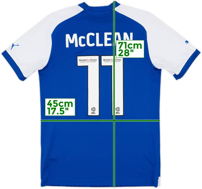 2022-23 Wigan Home Shirt McClean #11 - 8/10 - (S)
