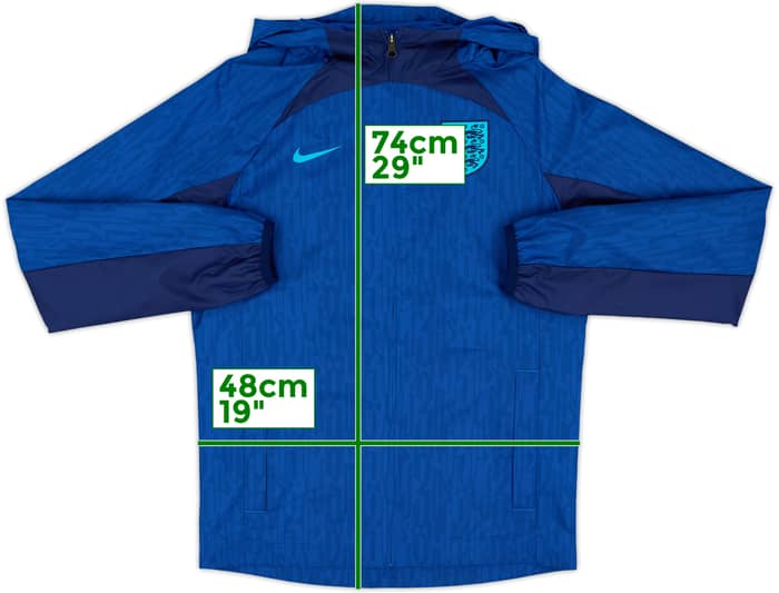 2022-23 England Nike Hooded Rain Jacket - 8/10 - (S)