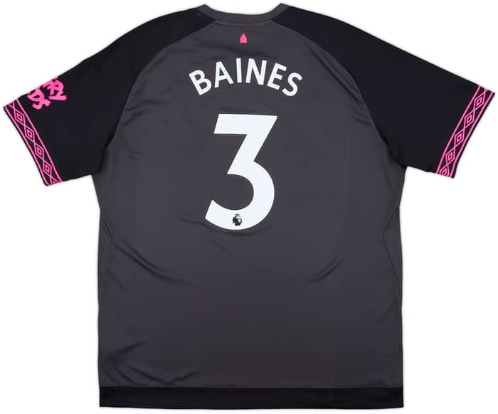 2018-19 Everton Away Shirt Baines #3 - 9/10 - (XXL)