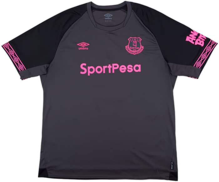 2018-19 Everton Away Shirt Baines #3 - 9/10 - (XXL)