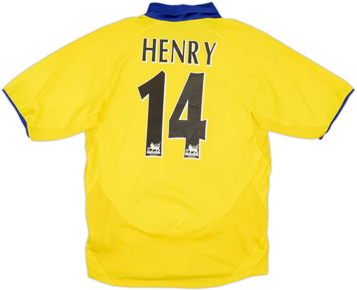 2003-05 Arsenal Away Shirt Henry #14 - 6/10 - (S)