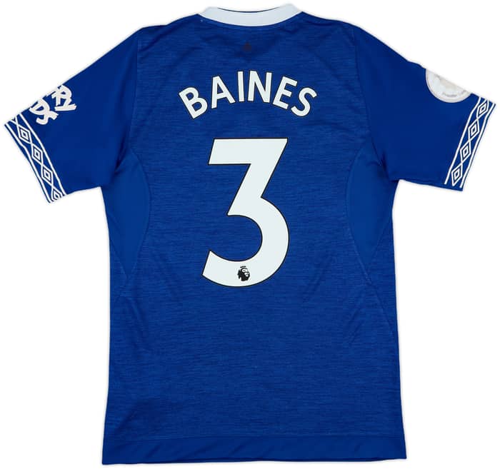 2018-19 Everton Home Shirt Baines #3 - 6/10 - (S)