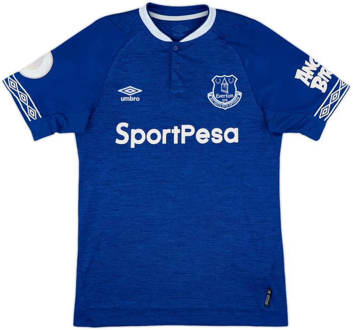 2018-19 Everton Home Shirt Baines #3 - 6/10 - (S)