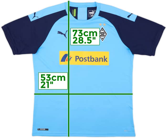 2019-20 Borussia Monchengladbach Away Shirt - 6/10 - (L)