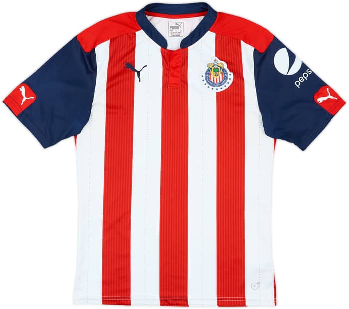 2016-17 Chivas Guadalajara Home Shirt - 8/10 - (M)