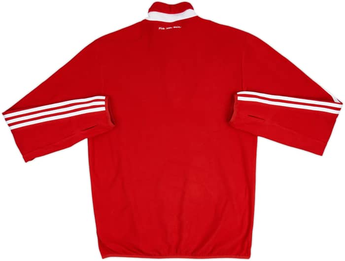 2013-14 Bayern Munich adidas 1/4 Zip Fleece Top - 9/10 - (S)