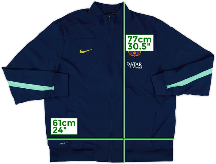 2013-14 Barcelona Nike Track Jacket - 8/10 - (XL)