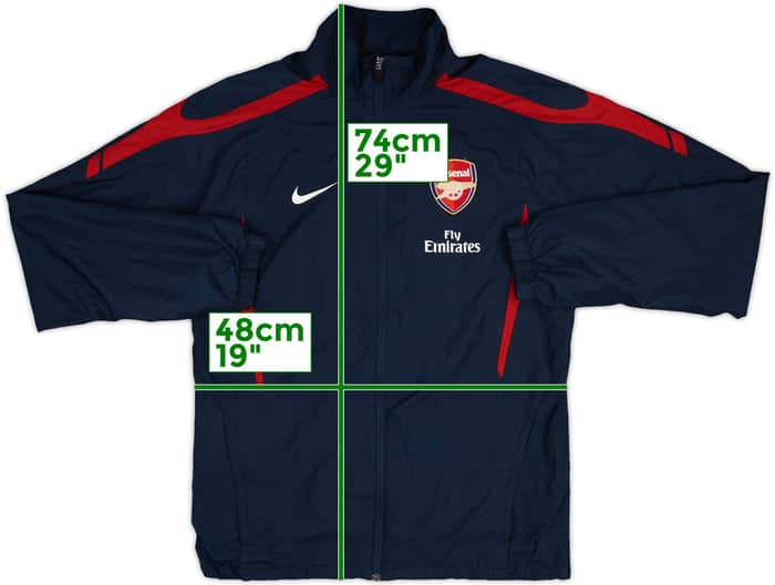 2010-11 Arsenal Nike Track Jacket - 6/10 - (S)