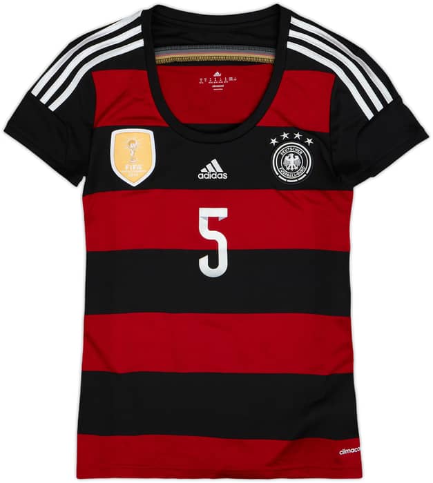 2014-15 Germany Away Shirt Hummels #5 - 8/10 - (Women's M)